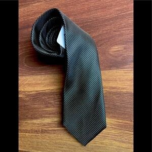 Calvin Klein Black Silk Necktie